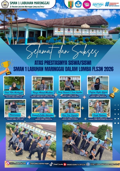Alhamdulillah Siswa-Siswi SMAN 1 Labuhan Maringgai Mendapatkan Juara Pada Ajang FLS3N 2026